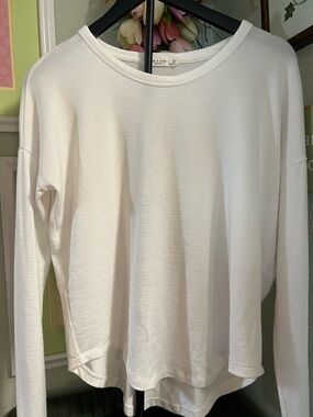 rag & bone White Crewneck Long Sleeved Pullover Size PS #132